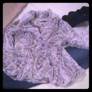 Faux fur jacket